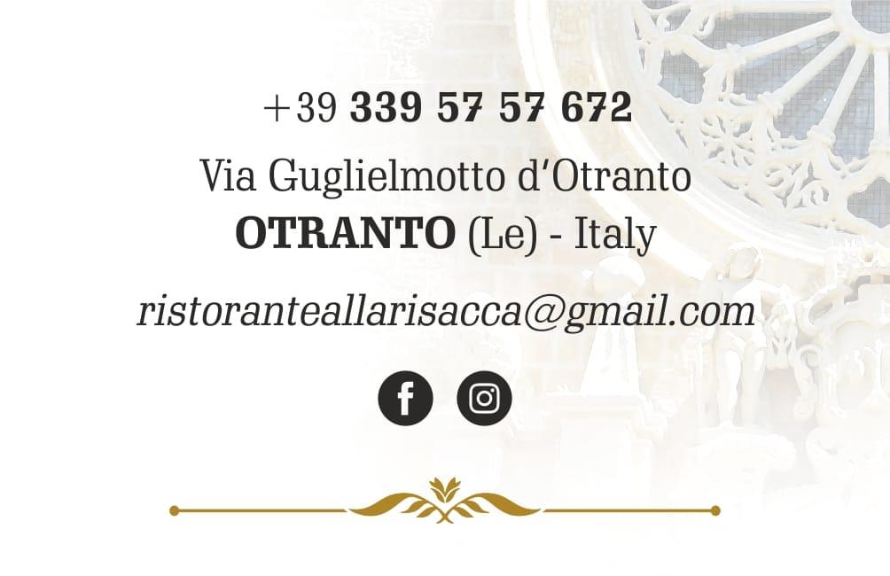 Cover ristorante