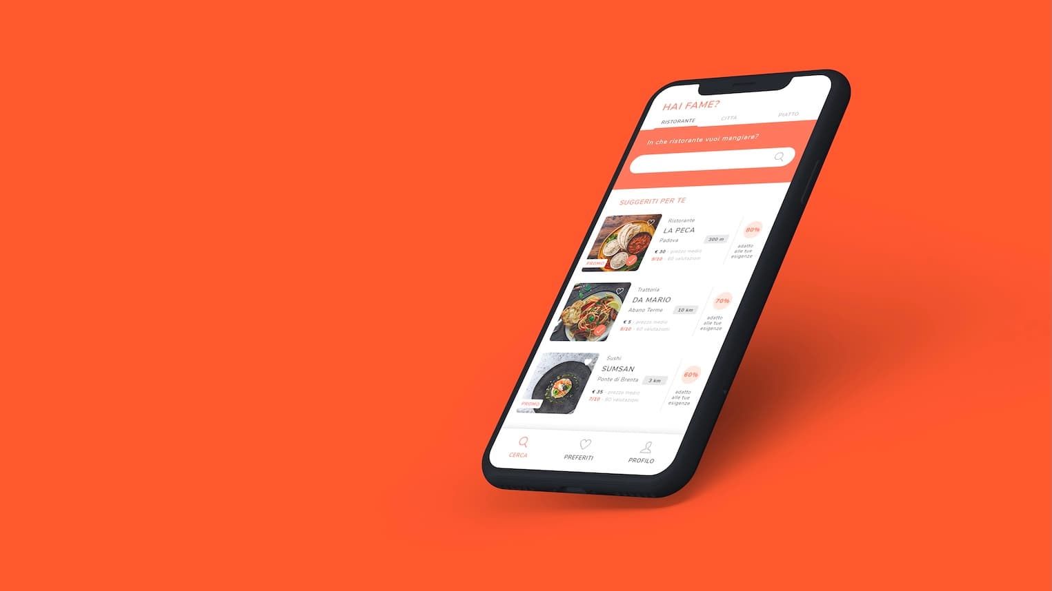 Applicazione MyCia su dispositivo mobile